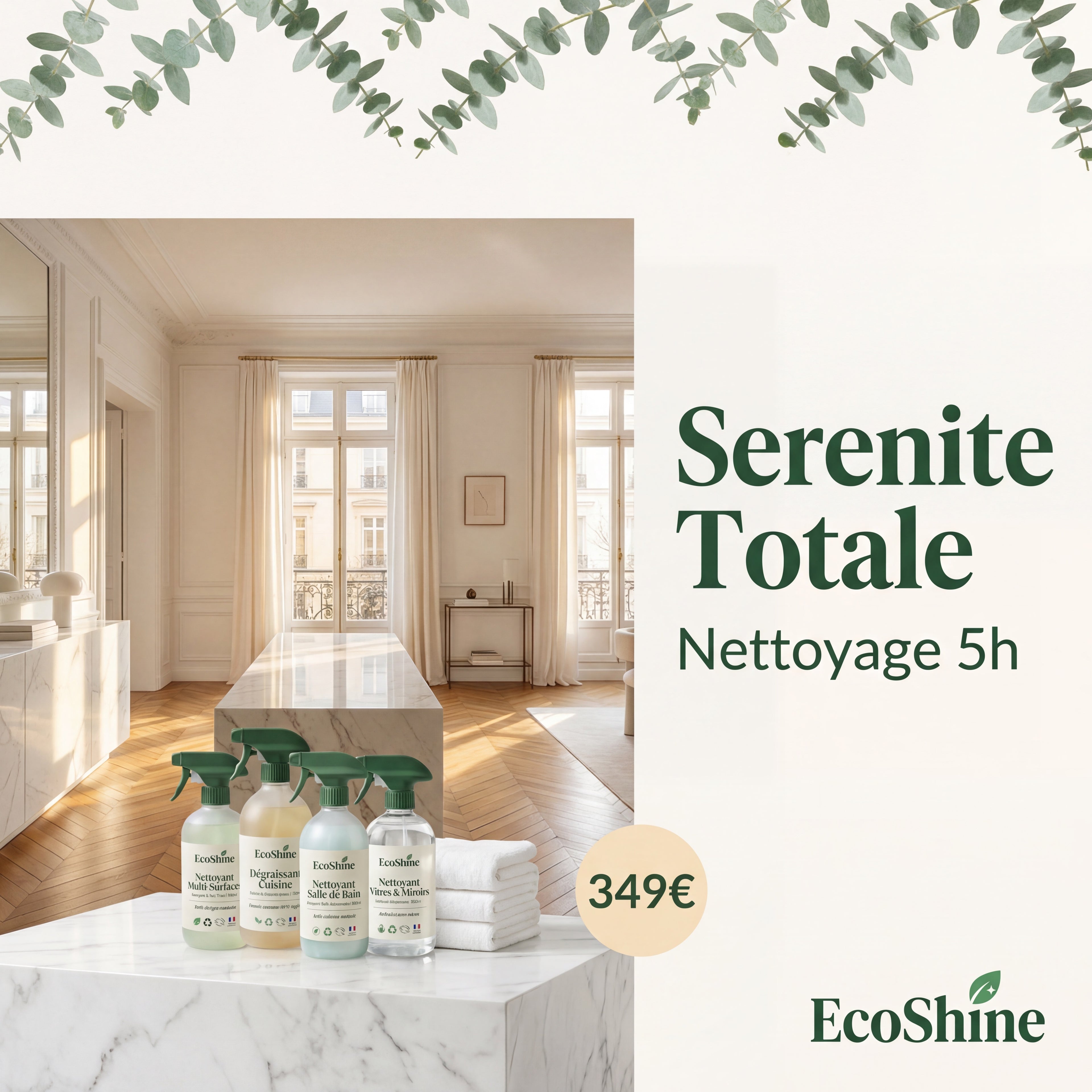 Sérénité Totale — Nettoyage 5h