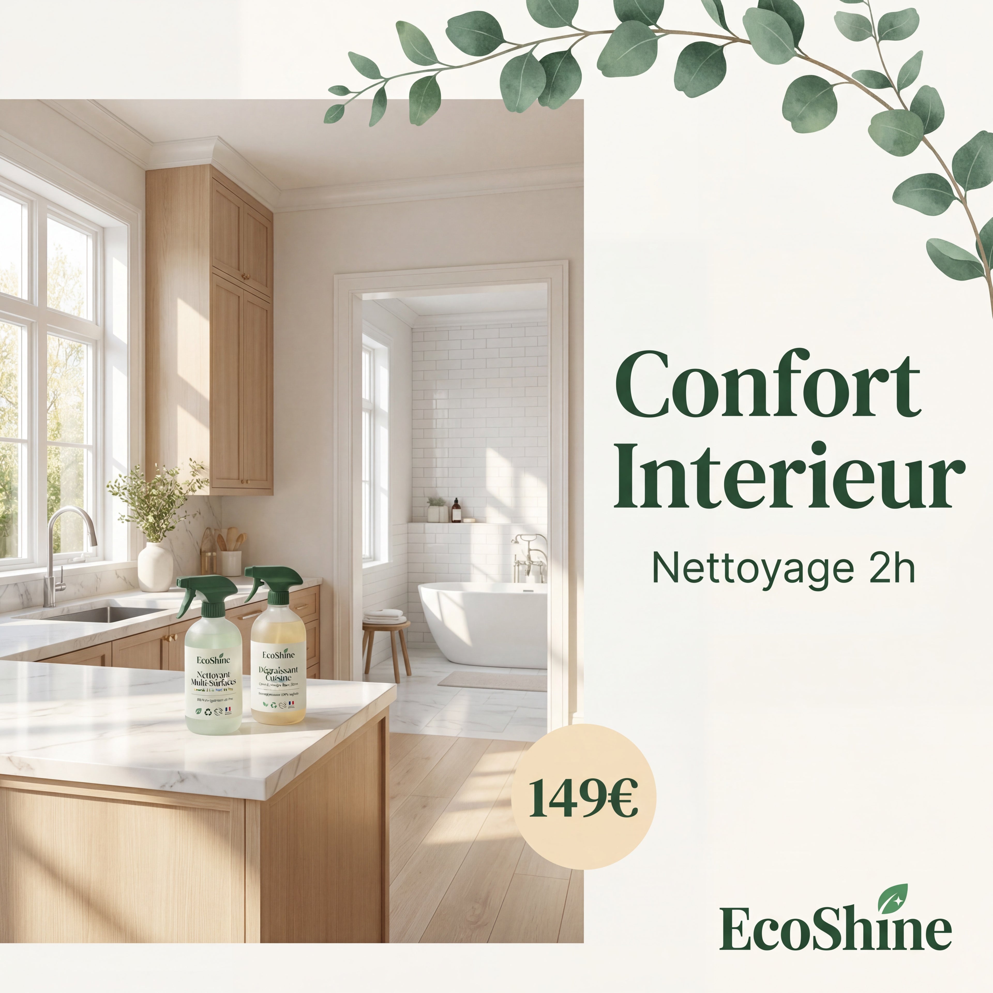 Confort Intérieur — Nettoyage 2h